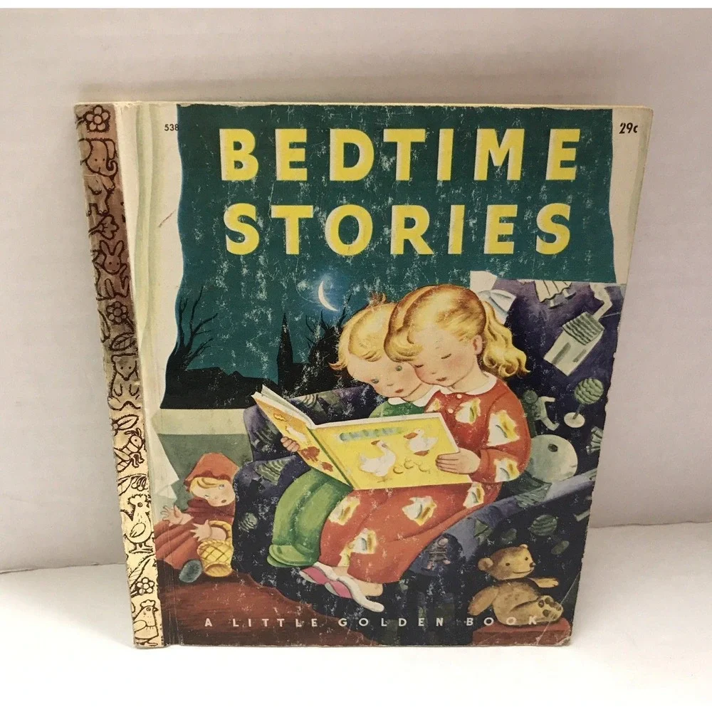 Vintage 1942 Little Golden Book Bedtime Stories LGB